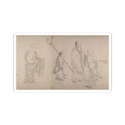 Qiu Ying - The Sixteen Luohans - 16th or 17th century v1 - STICKER Vinyl Kiss-Cut Decal
