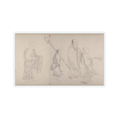 Qiu Ying - The Sixteen Luohans - 16th or 17th century v1 - STICKER Vinyl Kiss-Cut Decal