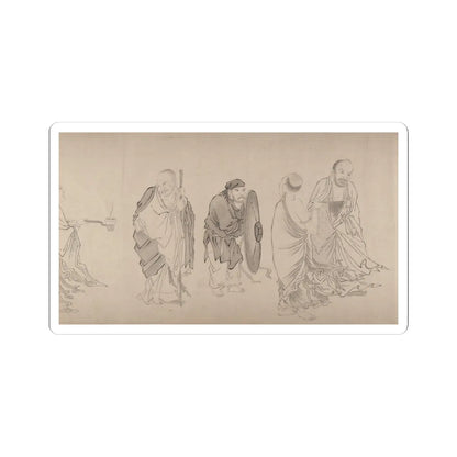 Qiu Ying - The Sixteen Luohans - 16th or 17th century v10 - STICKER Vinyl Kiss-Cut Decal