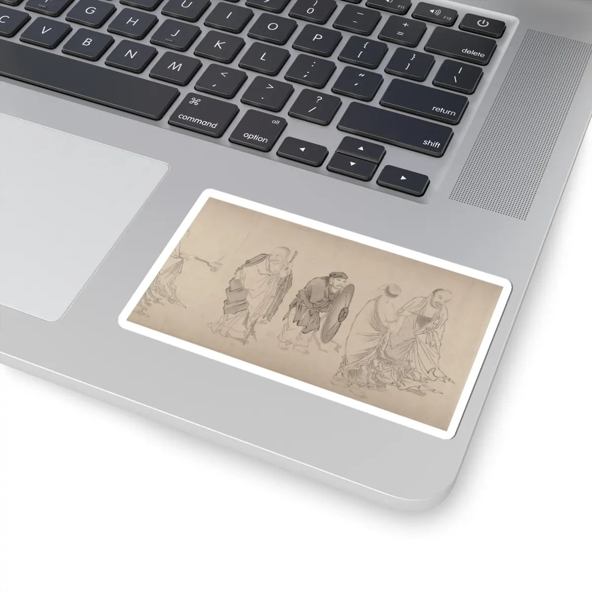 Qiu Ying - The Sixteen Luohans - 16th or 17th century v10 - STICKER Vinyl Kiss-Cut Decal