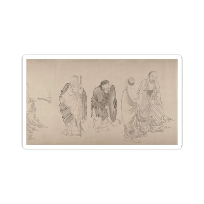 Qiu Ying - The Sixteen Luohans - 16th or 17th century v10 - STICKER Vinyl Kiss-Cut Decal