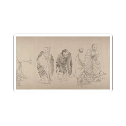 Qiu Ying - The Sixteen Luohans - 16th or 17th century v10 - STICKER Vinyl Kiss-Cut Decal