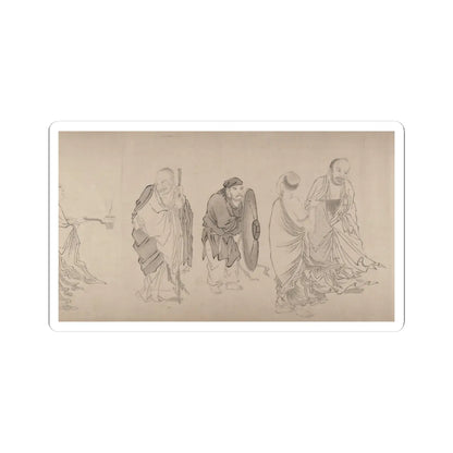 Qiu Ying - The Sixteen Luohans - 16th or 17th century v10 - STICKER Vinyl Kiss-Cut Decal