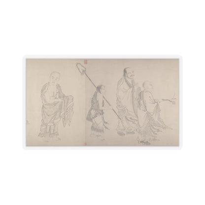 Qiu Ying - The Sixteen Luohans - 16th or 17th century v11 - STICKER Vinyl Kiss-Cut Decal
