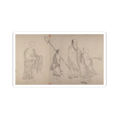 Qiu Ying - The Sixteen Luohans - 16th or 17th century v11 - STICKER Vinyl Kiss-Cut Decal