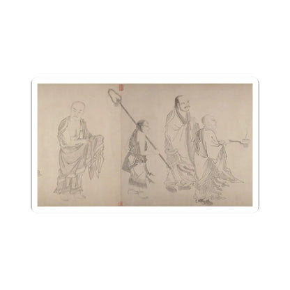 Qiu Ying - The Sixteen Luohans - 16th or 17th century v11 - STICKER Vinyl Kiss-Cut Decal