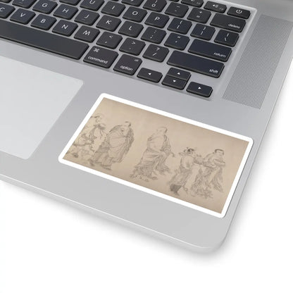 Qiu Ying - The Sixteen Luohans - 16th or 17th century v12 - STICKER Vinyl Kiss-Cut Decal