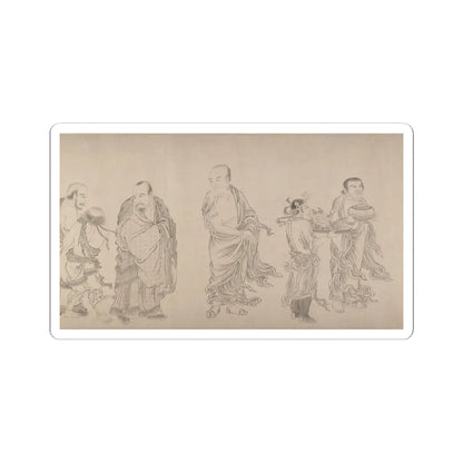 Qiu Ying - The Sixteen Luohans - 16th or 17th century v12 - STICKER Vinyl Kiss-Cut Decal