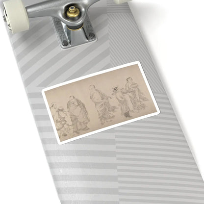 Qiu Ying - The Sixteen Luohans - 16th or 17th century v12 - STICKER Vinyl Kiss-Cut Decal
