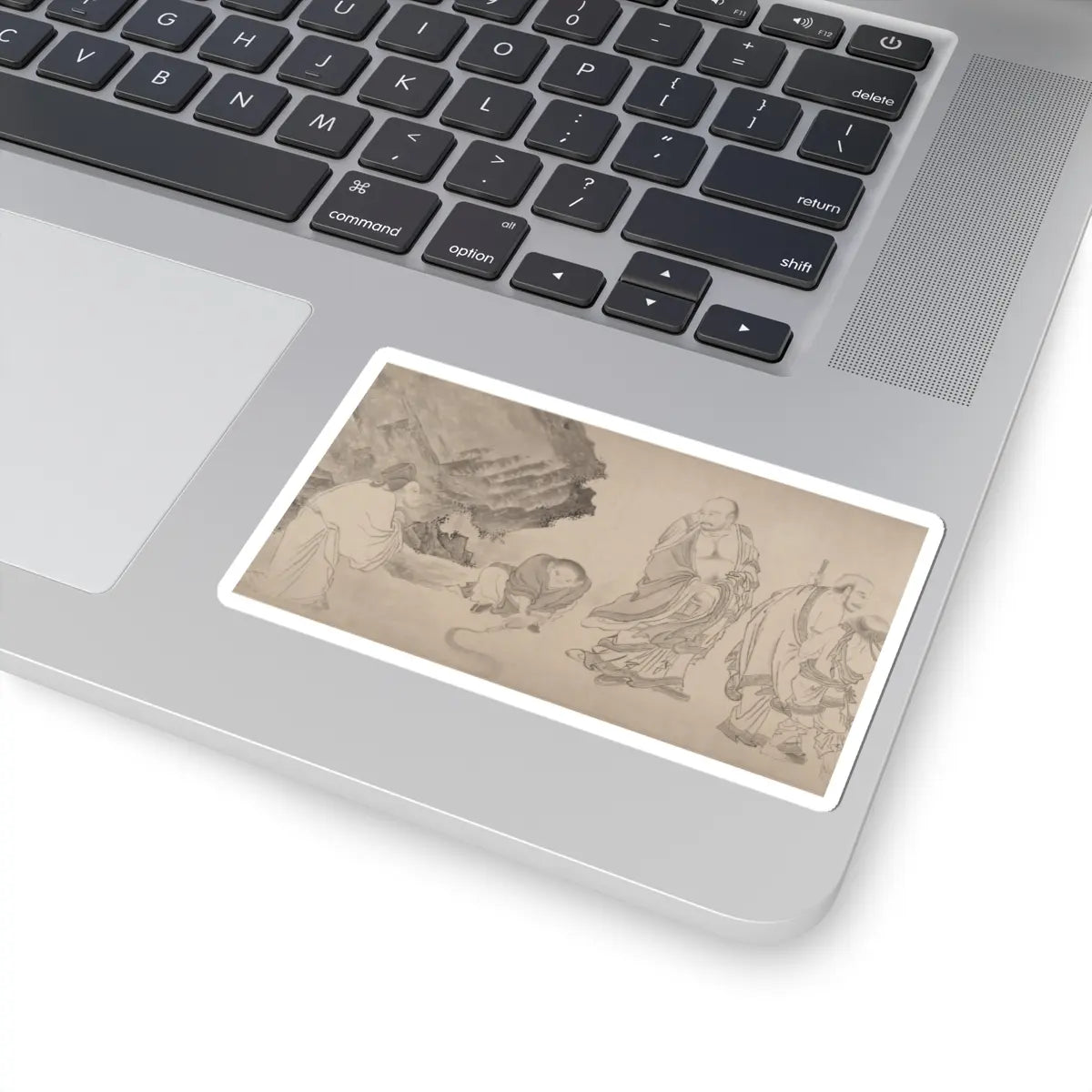 Qiu Ying - The Sixteen Luohans - 16th or 17th century v13 - STICKER Vinyl Kiss-Cut Decal
