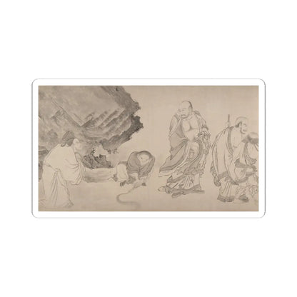 Qiu Ying - The Sixteen Luohans - 16th or 17th century v13 - STICKER Vinyl Kiss-Cut Decal