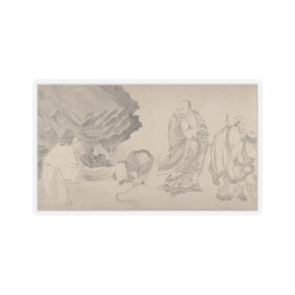 Qiu Ying - The Sixteen Luohans - 16th or 17th century v13 - STICKER Vinyl Kiss-Cut Decal