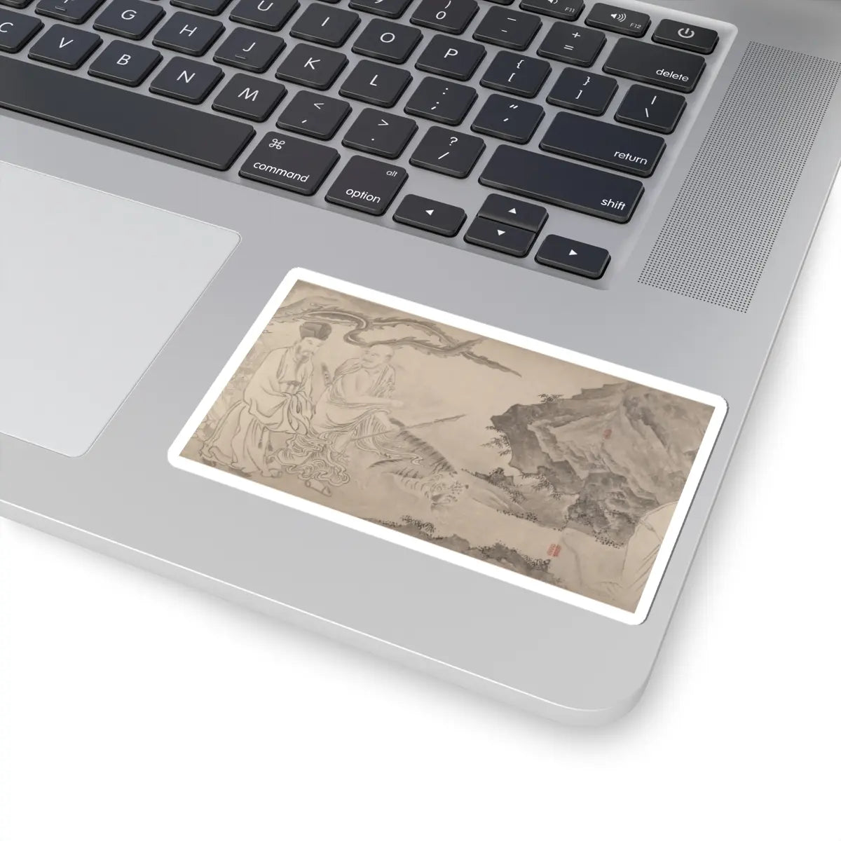 Qiu Ying - The Sixteen Luohans - 16th or 17th century v14 - STICKER Vinyl Kiss-Cut Decal