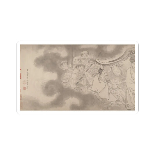 Qiu Ying - The Sixteen Luohans - 16th or 17th century v15 - STICKER Vinyl Kiss-Cut Decal