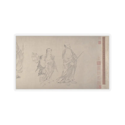 Qiu Ying - The Sixteen Luohans - 16th or 17th century v6 - STICKER Vinyl Kiss-Cut Decal