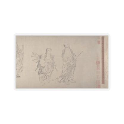 Qiu Ying - The Sixteen Luohans - 16th or 17th century v6 - STICKER Vinyl Kiss-Cut Decal