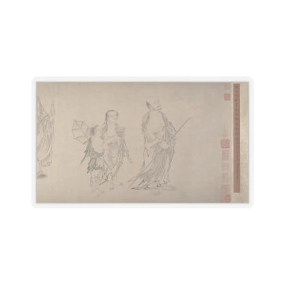 Qiu Ying - The Sixteen Luohans - 16th or 17th century v6 - STICKER Vinyl Kiss-Cut Decal