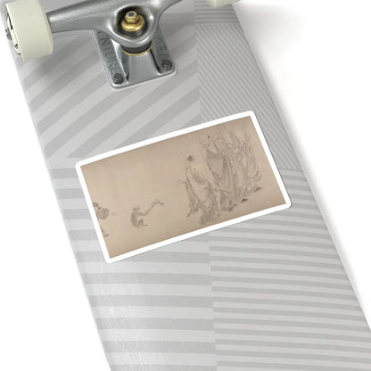 Qiu Ying - The Sixteen Luohans - 16th or 17th century v7 - STICKER Vinyl Kiss-Cut Decal