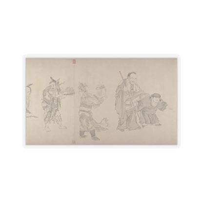 Qiu Ying - The Sixteen Luohans - 16th or 17th century v8 - STICKER Vinyl Kiss-Cut Decal