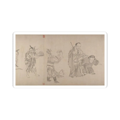Qiu Ying - The Sixteen Luohans - 16th or 17th century v8 - STICKER Vinyl Kiss-Cut Decal