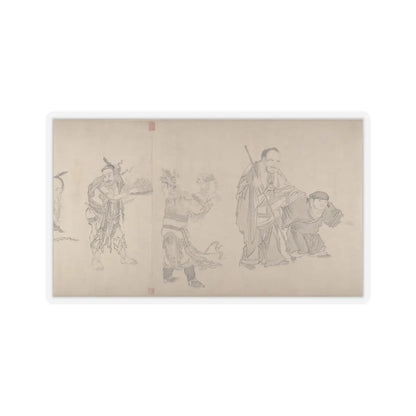Qiu Ying - The Sixteen Luohans - 16th or 17th century v8 - STICKER Vinyl Kiss-Cut Decal