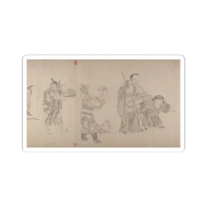 Qiu Ying - The Sixteen Luohans - 16th or 17th century v8 - STICKER Vinyl Kiss-Cut Decal