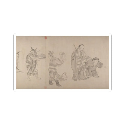 Qiu Ying - The Sixteen Luohans - 16th or 17th century v8 - STICKER Vinyl Kiss-Cut Decal
