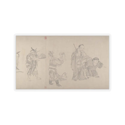 Qiu Ying - The Sixteen Luohans - 16th or 17th century v8 - STICKER Vinyl Kiss-Cut Decal