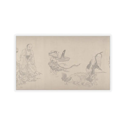 Qiu Ying - The Sixteen Luohans - 16th or 17th century v9 - STICKER Vinyl Kiss-Cut Decal