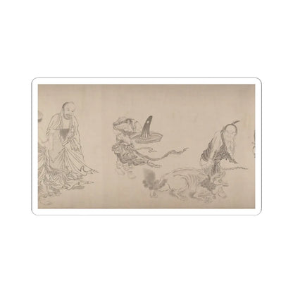 Qiu Ying - The Sixteen Luohans - 16th or 17th century v9 - STICKER Vinyl Kiss-Cut Decal