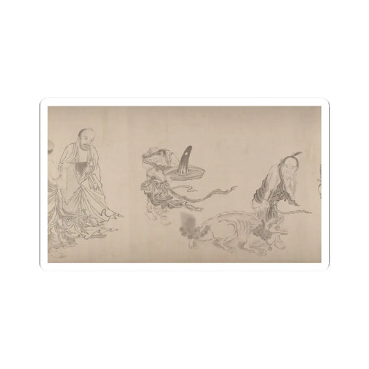 Qiu Ying - The Sixteen Luohans - 16th or 17th century v9 - STICKER Vinyl Kiss-Cut Decal