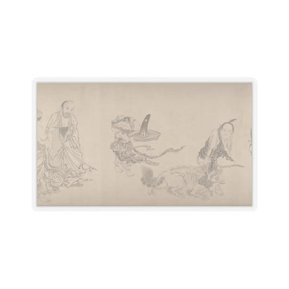Qiu Ying - The Sixteen Luohans - 16th or 17th century v9 - STICKER Vinyl Kiss-Cut Decal