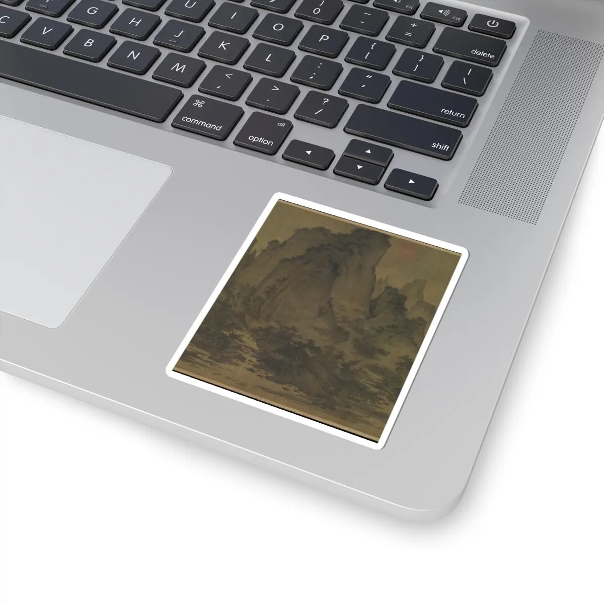 Qu Ding - Summer Mountains - ca. 1050 v12 - STICKER Vinyl Kiss-Cut Decal