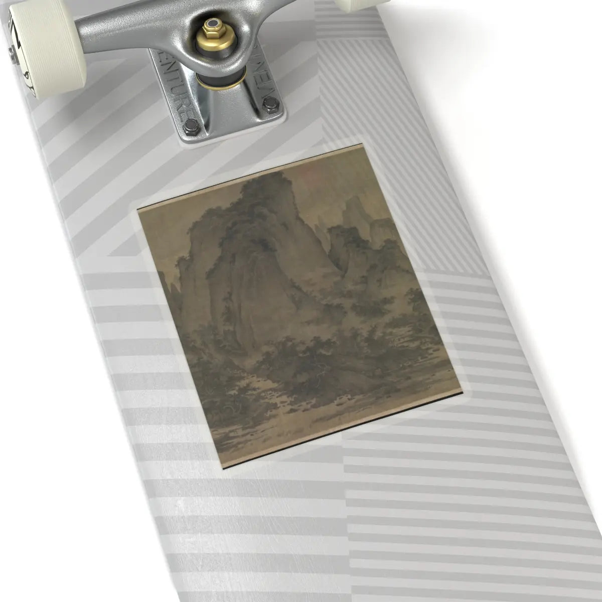Qu Ding - Summer Mountains - ca. 1050 v12 - STICKER Vinyl Kiss-Cut Decal