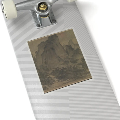 Qu Ding - Summer Mountains - ca. 1050 v12 - STICKER Vinyl Kiss-Cut Decal