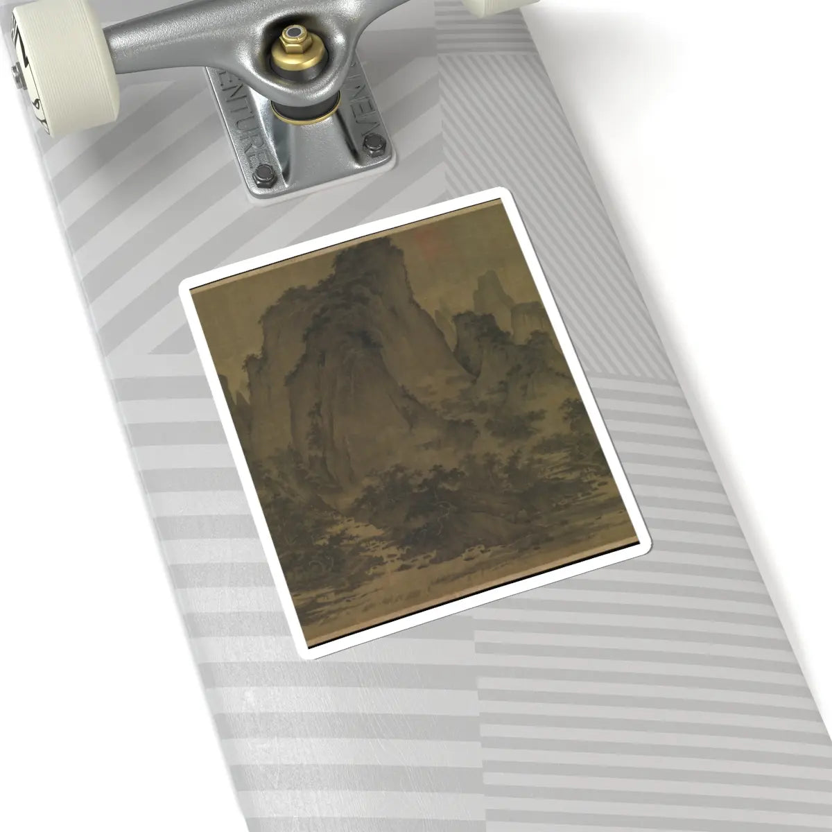 Qu Ding - Summer Mountains - ca. 1050 v12 - STICKER Vinyl Kiss-Cut Decal