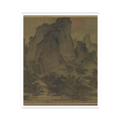 Qu Ding - Summer Mountains - ca. 1050 v12 - STICKER Vinyl Kiss-Cut Decal