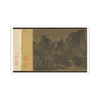 Qu Ding - Summer Mountains - ca. 1050 v4 - STICKER Vinyl Kiss-Cut Decal