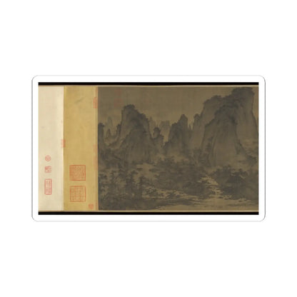 Qu Ding - Summer Mountains - ca. 1050 v4 - STICKER Vinyl Kiss-Cut Decal