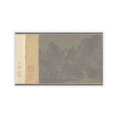 Qu Ding - Summer Mountains - ca. 1050 v4 - STICKER Vinyl Kiss-Cut Decal