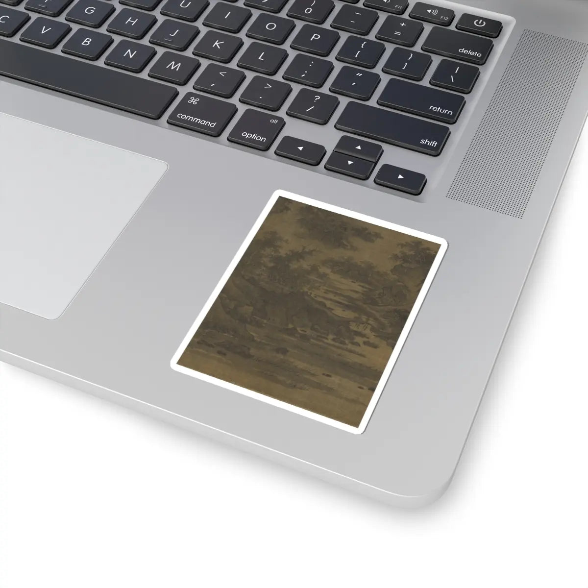 Qu Ding - Summer Mountains - ca. 1050 v6 - STICKER Vinyl Kiss-Cut Decal