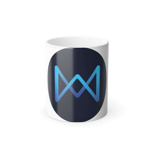 QUARKCHAIN QKC (Cryptocurrency) Color Changing Mug 11oz-11oz-The Sticker Space