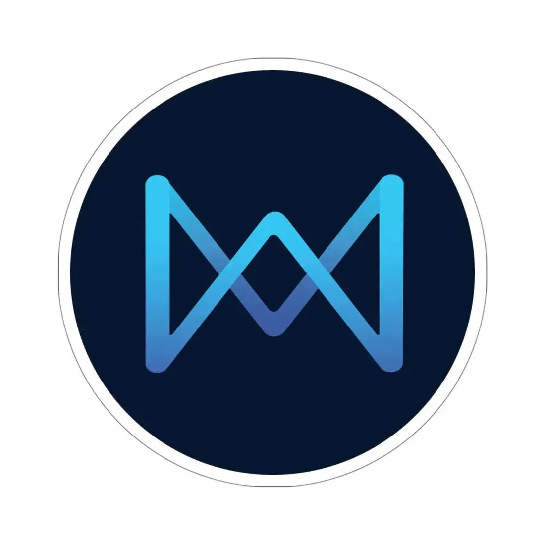 QUARKCHAIN QKC (Cryptocurrency) STICKER Vinyl Die-Cut Decal 4 Inch - The Sticker Space