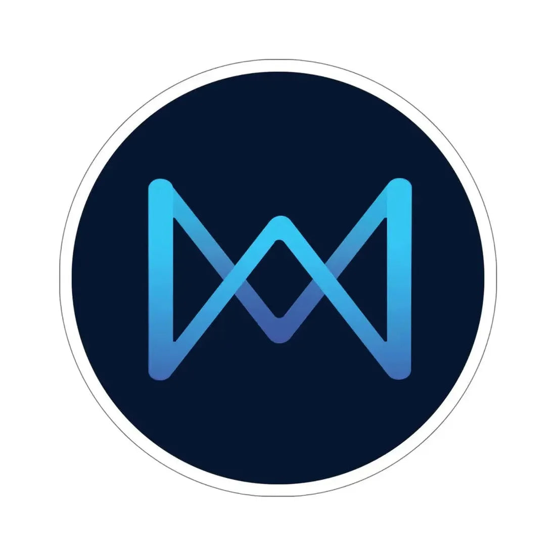 QUARKCHAIN QKC (Cryptocurrency) STICKER Vinyl Die-Cut Decal 6 Inch - The Sticker Space