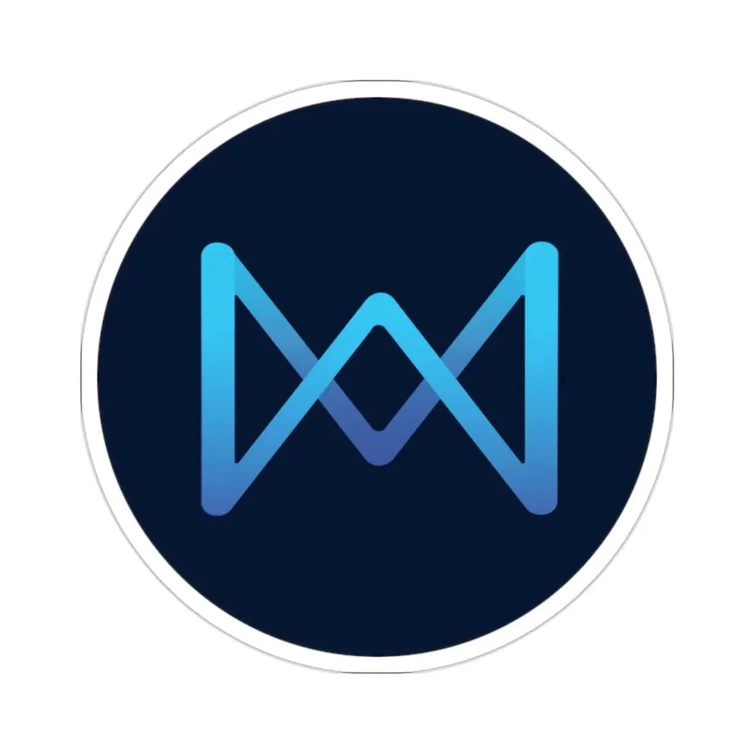 QUARKCHAIN QKC (Cryptocurrency) STICKER Vinyl Die-Cut Decal - The Sticker Space