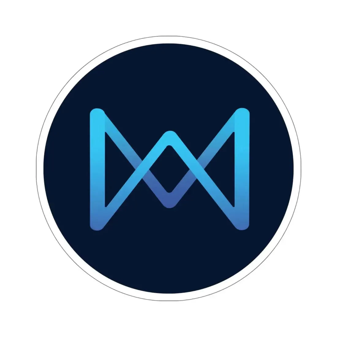 QUARKCHAIN QKC (Cryptocurrency) STICKER Vinyl Die-Cut Decal - The Sticker Space