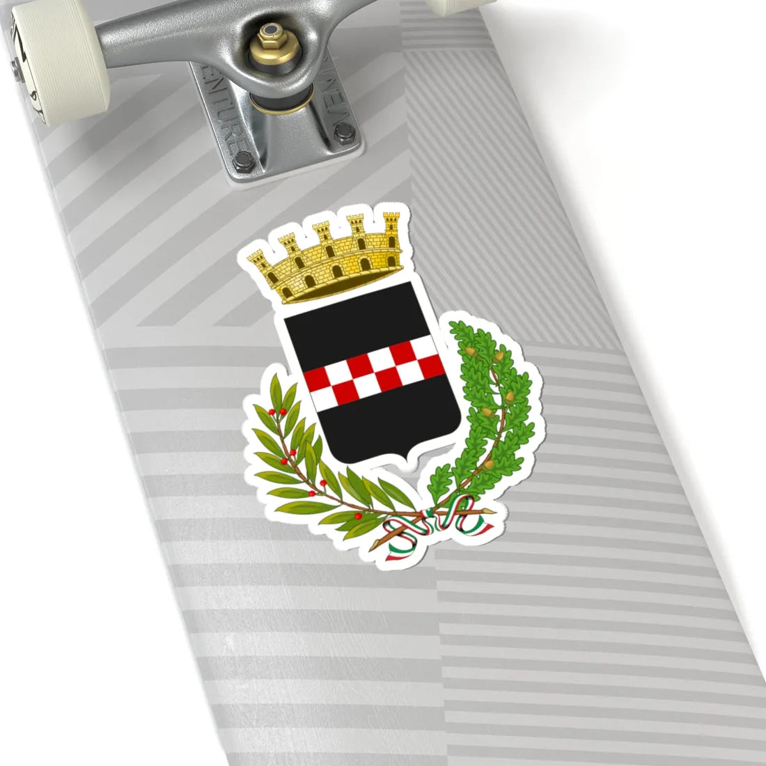 Quarrata-Stemma (Italy) (Coat of Arms) STICKER Vinyl Kiss-Cut Decal - The Sticker Space