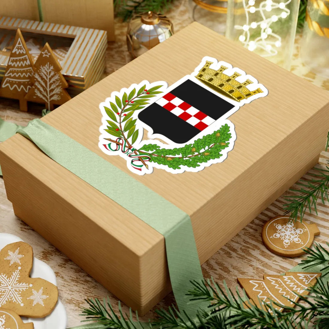 Quarrata-Stemma (Italy) (Coat of Arms) STICKER Vinyl Kiss-Cut Decal - The Sticker Space