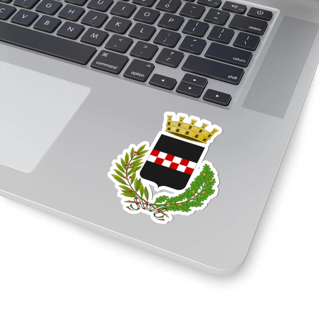 Quarrata-Stemma (Italy) (Coat of Arms) STICKER Vinyl Kiss-Cut Decal - The Sticker Space
