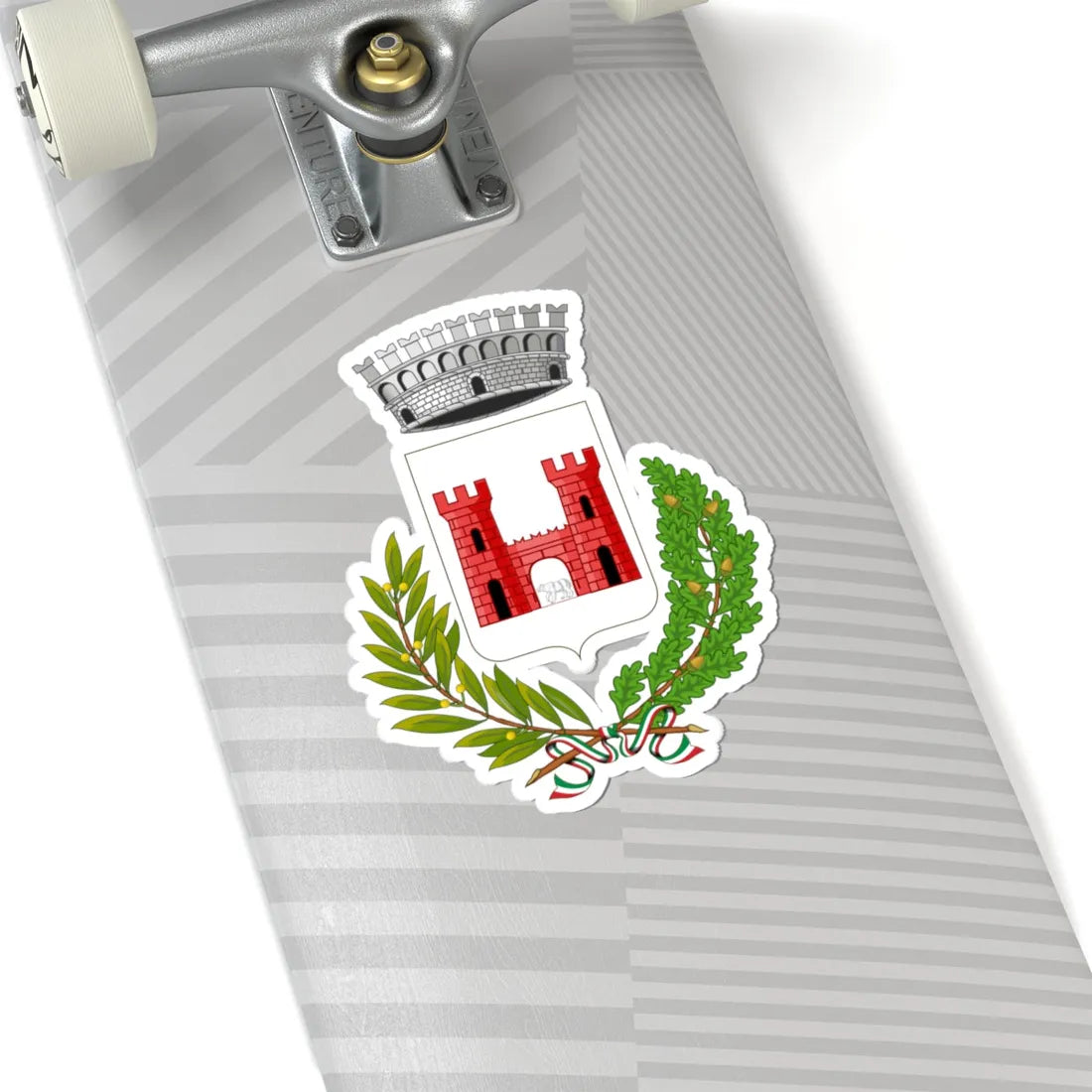 Quart-Stemma (Italy) (Coat of Arms) STICKER Vinyl Kiss-Cut Decal - The Sticker Space